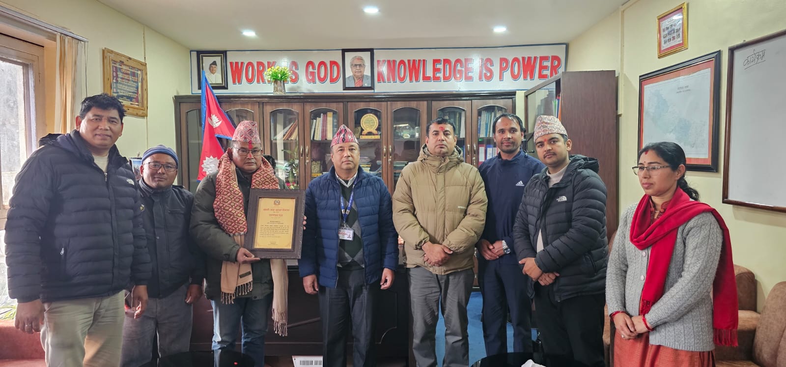 Album for Farewell Program of Department's Driver Mr. Dipak Tamang who served more than 31 years